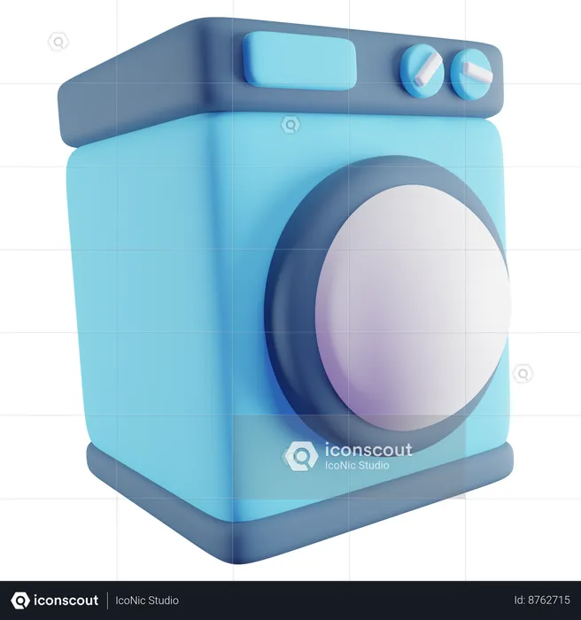 Washing Machine  3D Icon