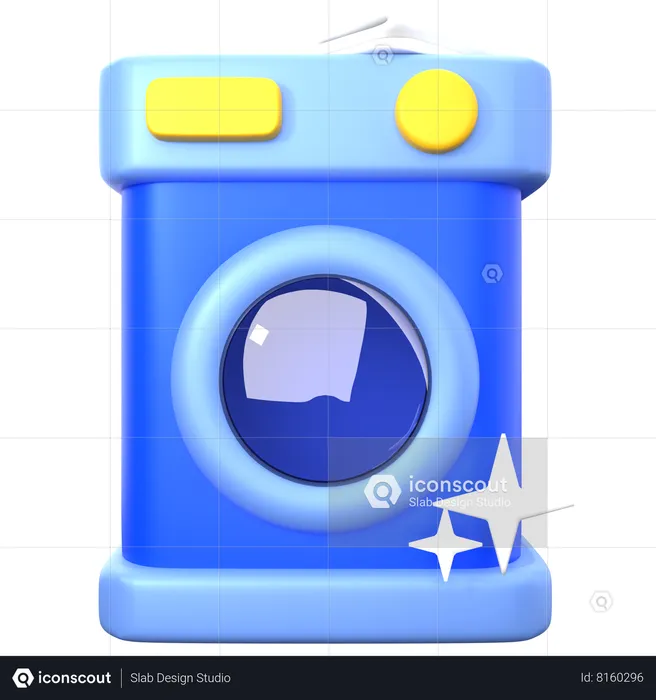 Washing Machine  3D Icon