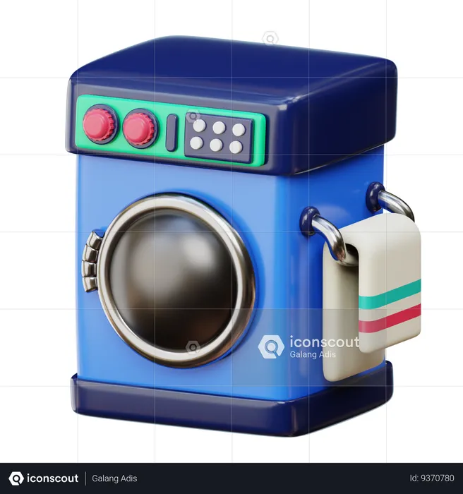 Washing Machine  3D Icon