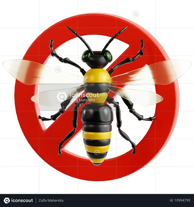 Wasp  3D Icon