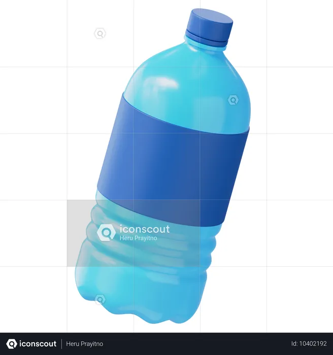 Wasserflasche  3D Icon