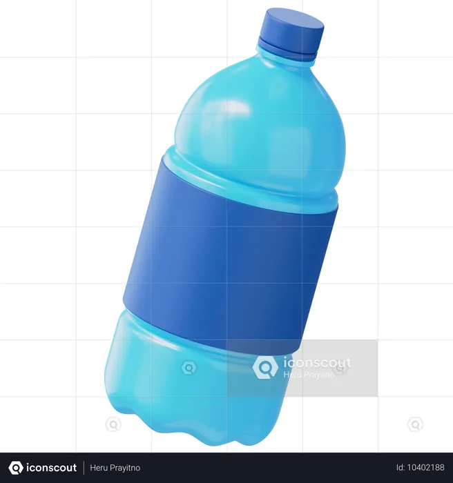 Wasserflasche  3D Icon