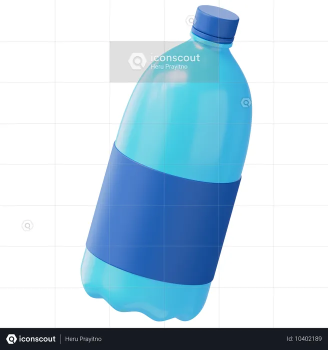 Wasserflasche  3D Icon