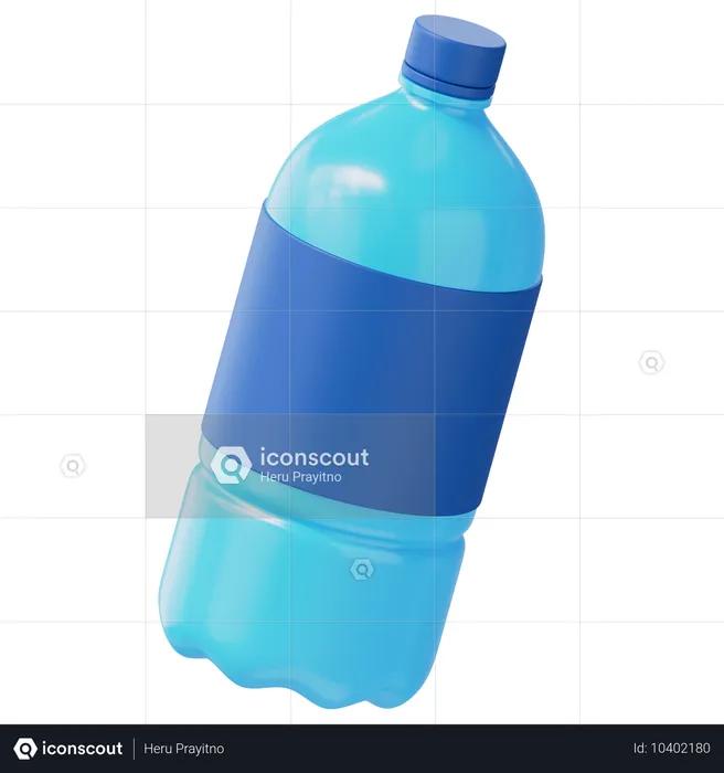 Wasserflasche  3D Icon