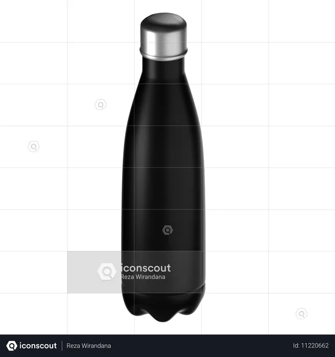 Wasserflasche  3D Icon