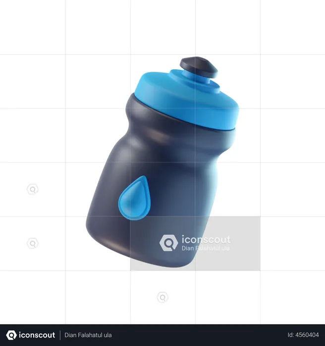 Wasserflasche  3D Icon