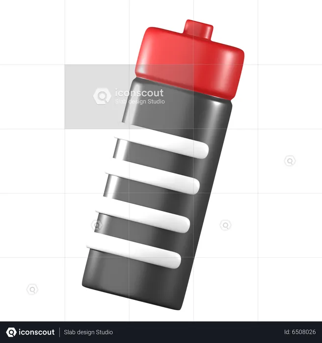 Wasserflasche  3D Icon