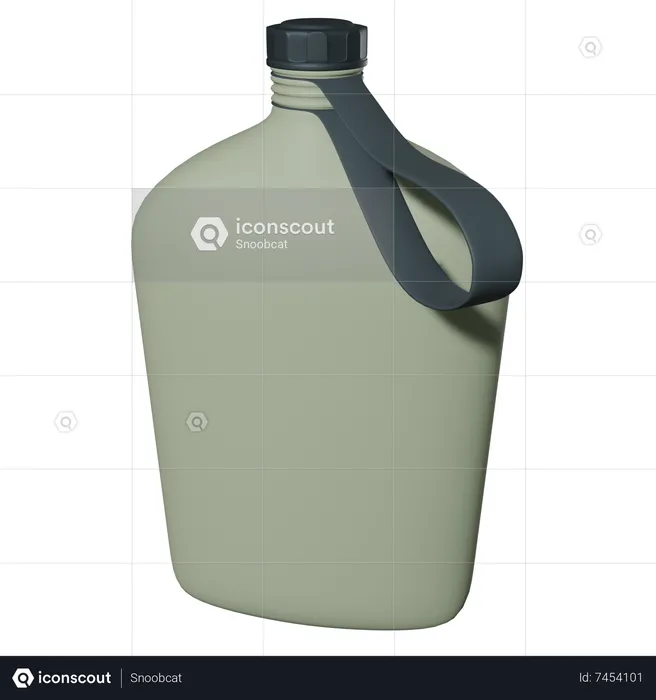 Wasserflasche  3D Icon