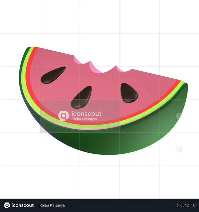 Wassermelone  3D Icon