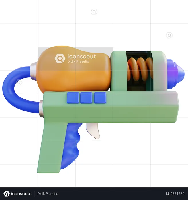 Wasserpistole  3D Icon