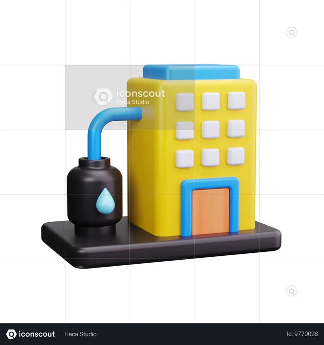 Wasserpumpe  3D Icon