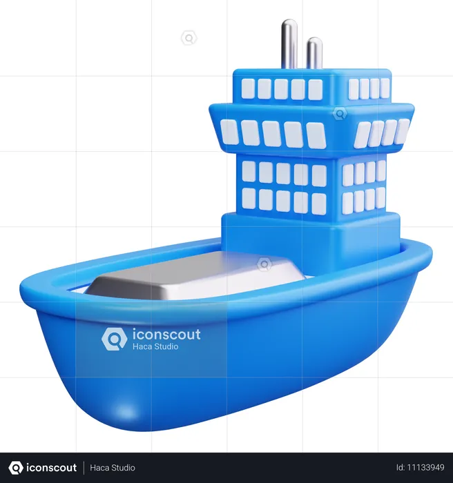 Wassertransport  3D Icon