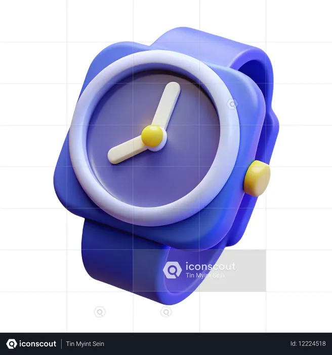 Watch  3D Icon
