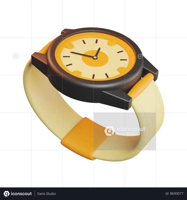 Watch  3D Icon