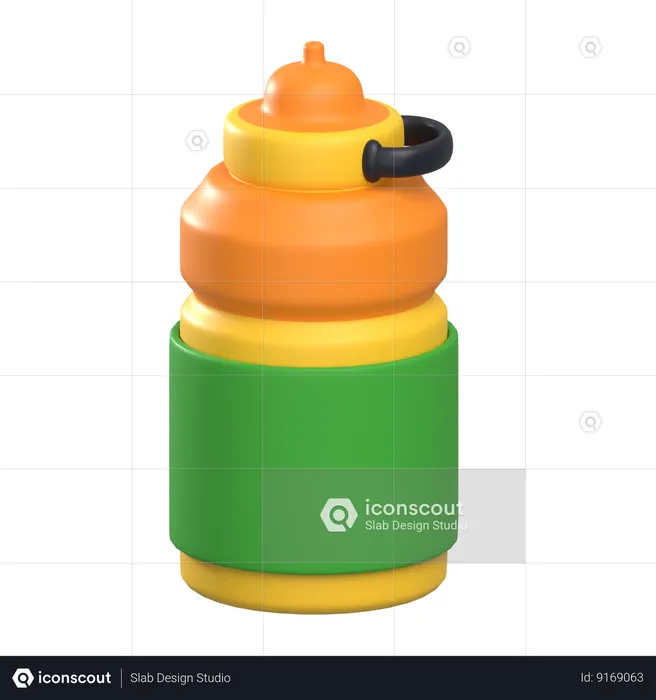 Water Bottle  3D Icon