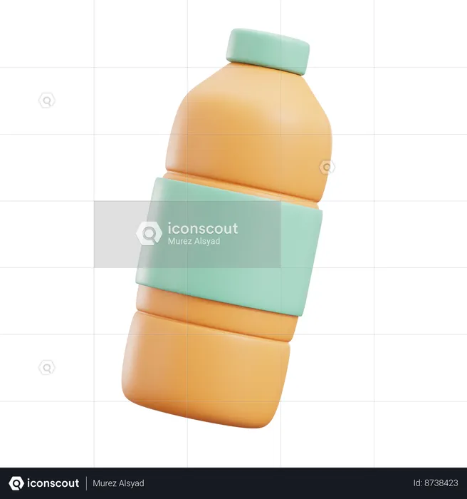 Water Bottle  3D Icon