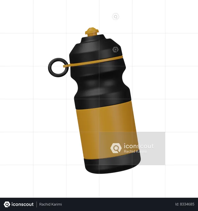 Water Bottle  3D Icon