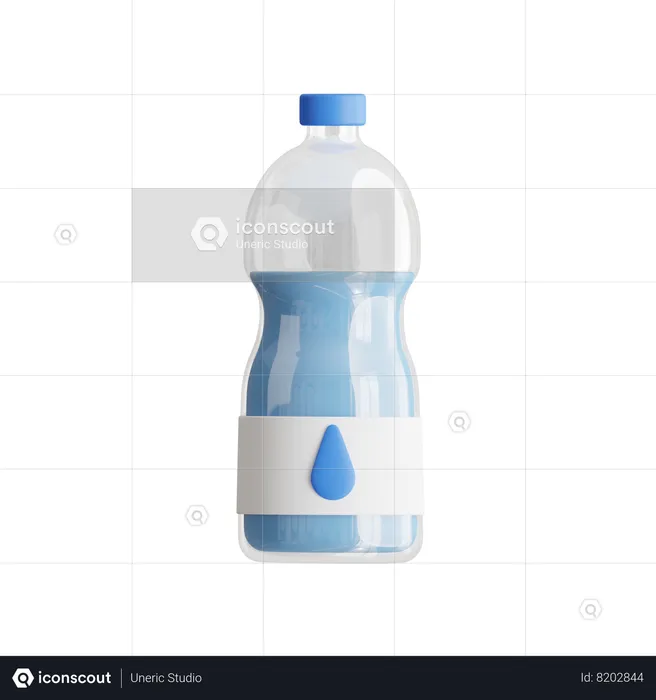 Water Bottle  3D Icon