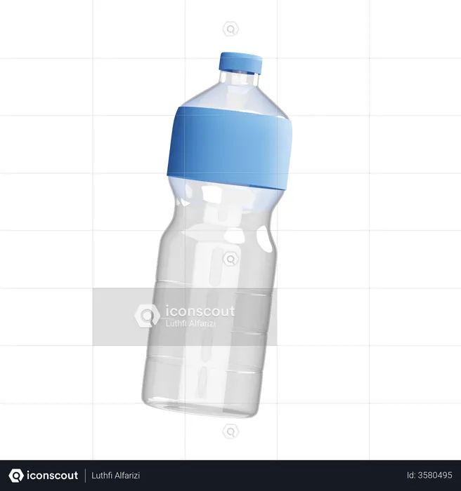 Water Bottle  3D Illustration