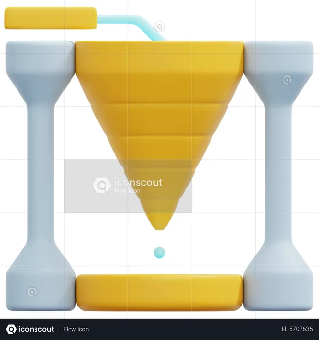 Water Clock  3D Icon