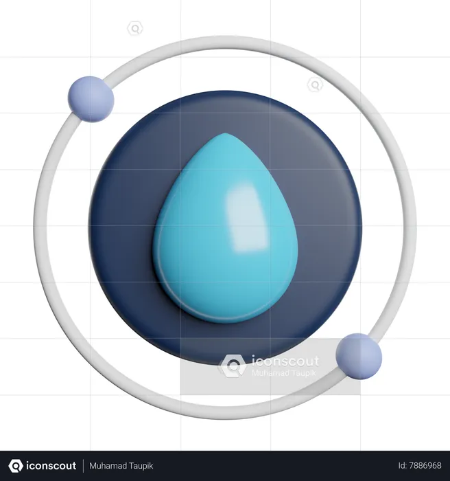 Water Cycle  3D Icon