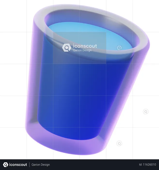 Water Drink  3D Icon