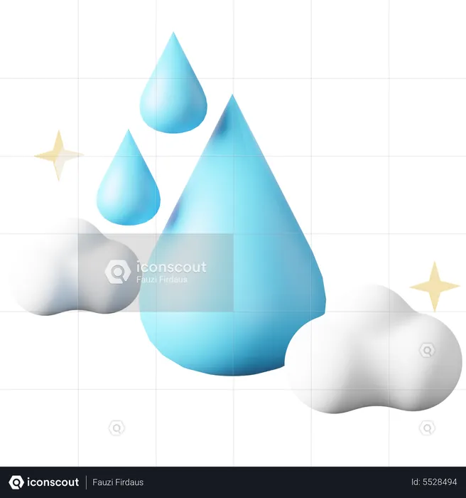 Water Drop  3D Icon