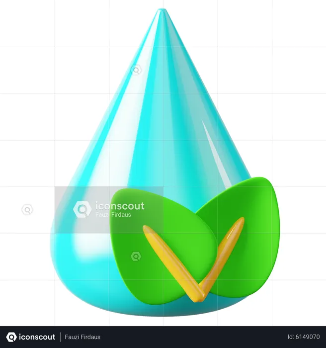 Water ecology  3D Icon
