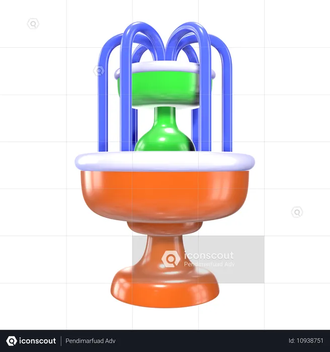 Water Fountain  3D Icon