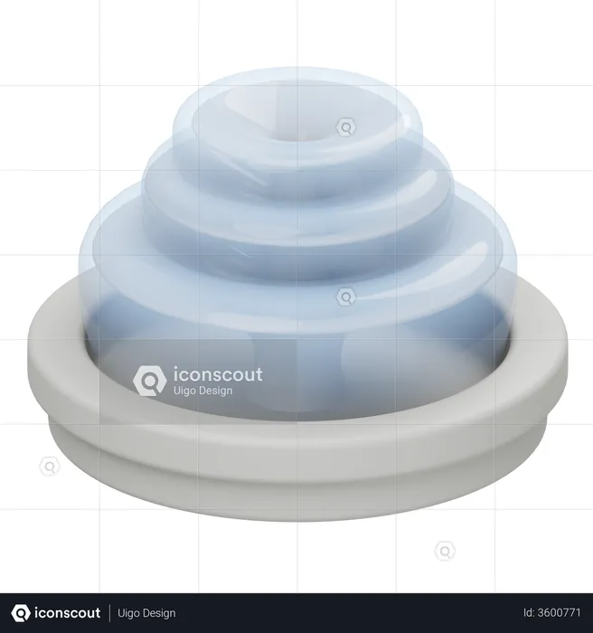 Water Fountain  3D Illustration