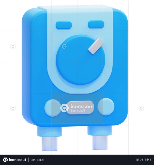 Water Heater  3D Icon