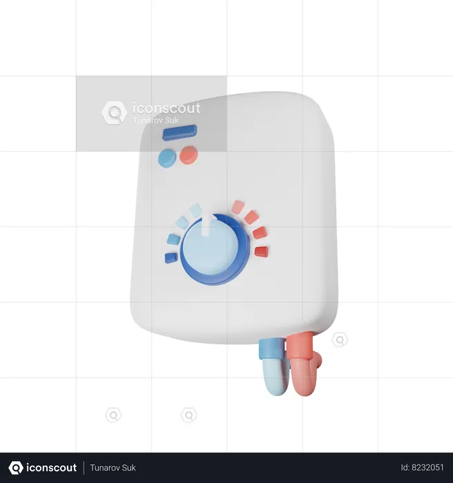 Water Heater  3D Icon