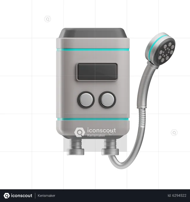 Water Heater  3D Icon