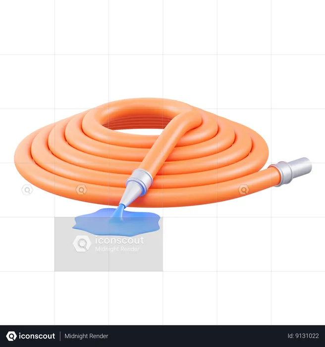 Water Hose  3D Icon