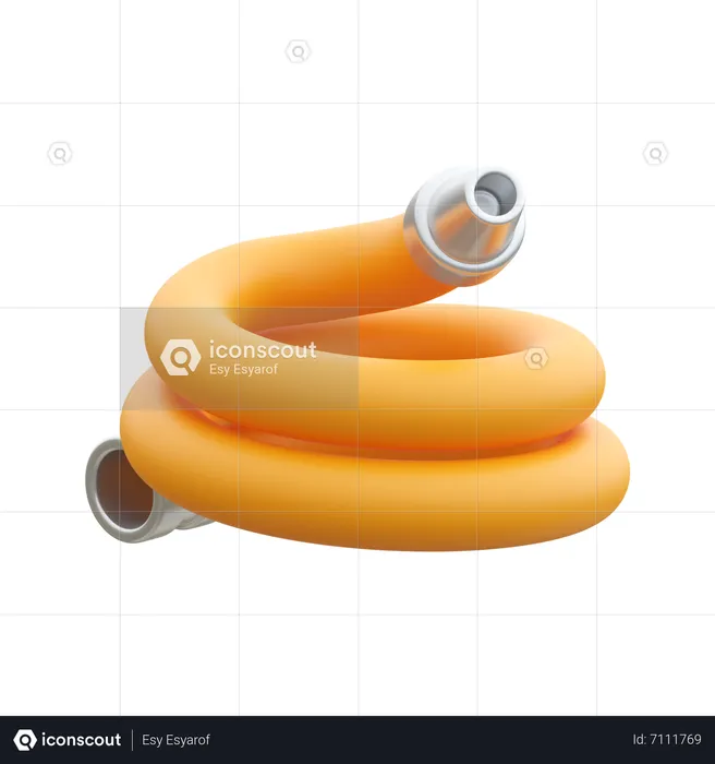 Water Hose  3D Icon