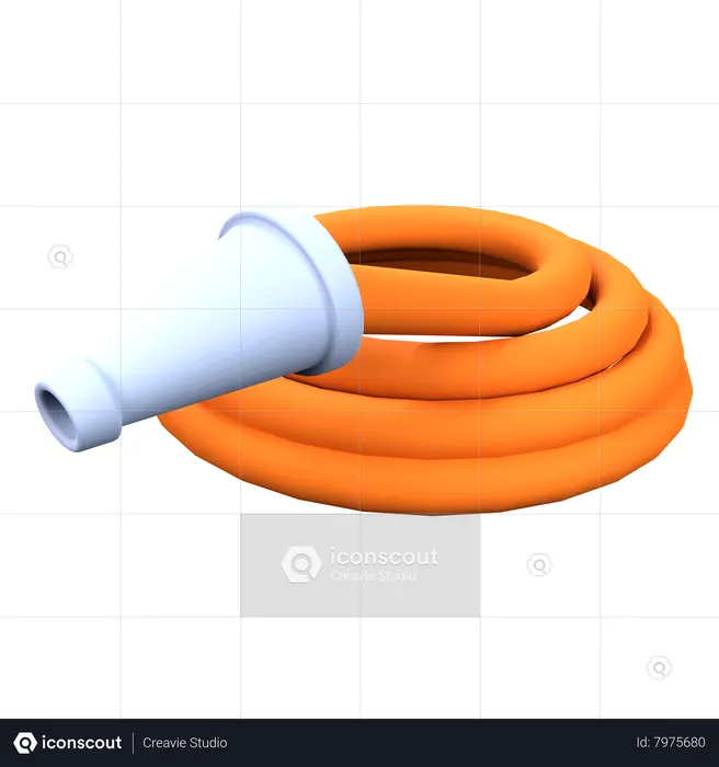 Water Hose  3D Icon