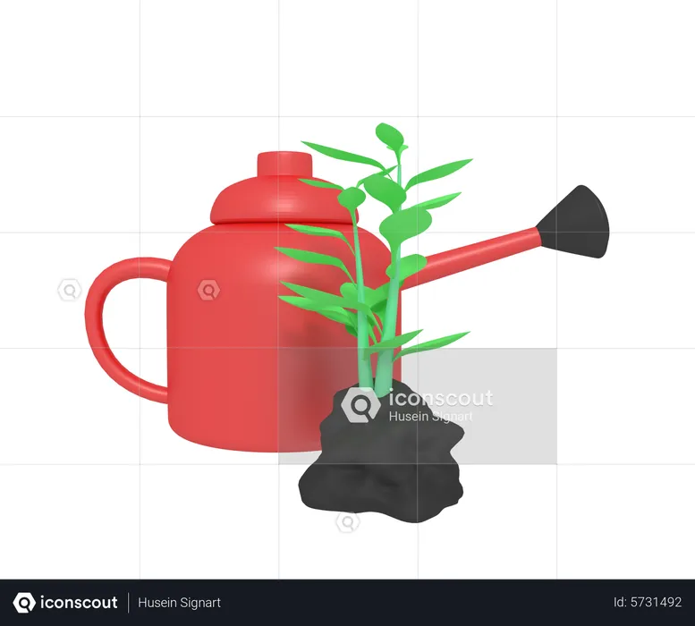 Water plants  3D Icon