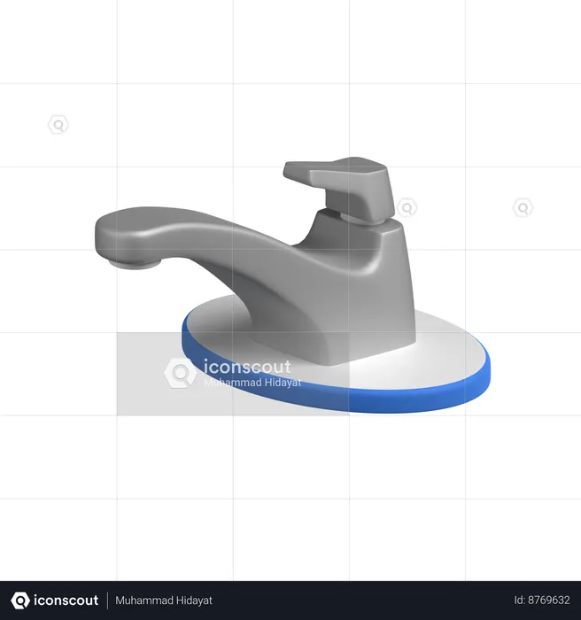Water Tap  3D Icon
