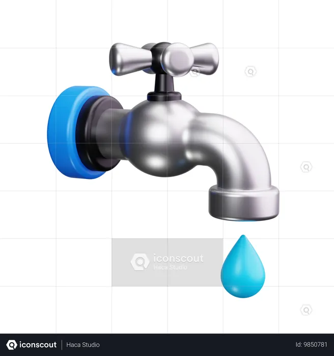 Water tap  3D Icon