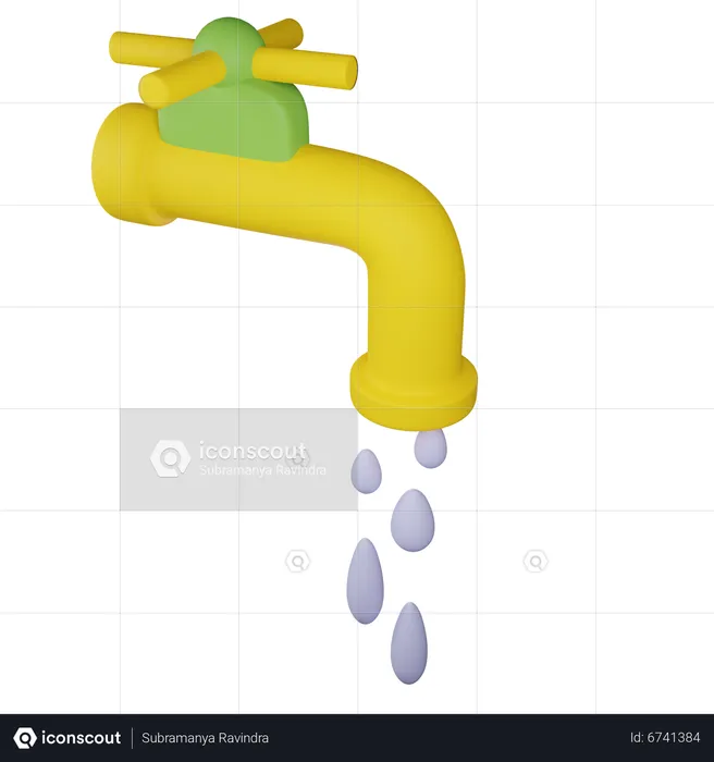 Water tap  3D Icon