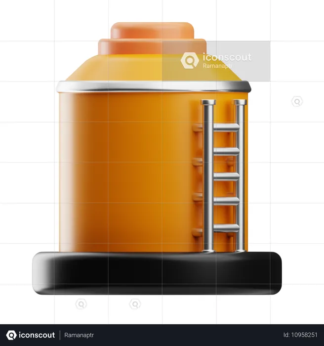 Water tower  3D Icon