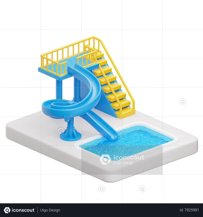 Waterboom  3D Icon