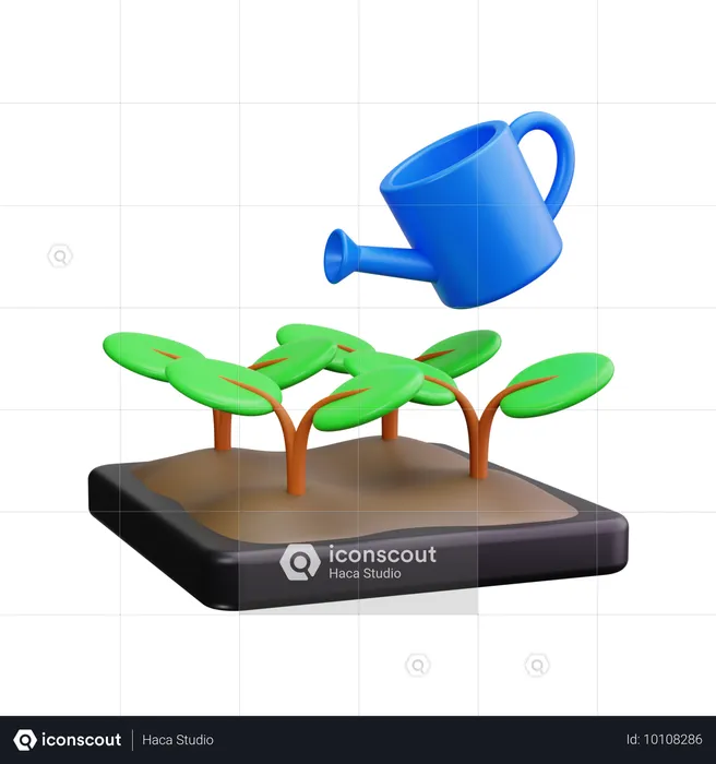 Watering Can  3D Icon