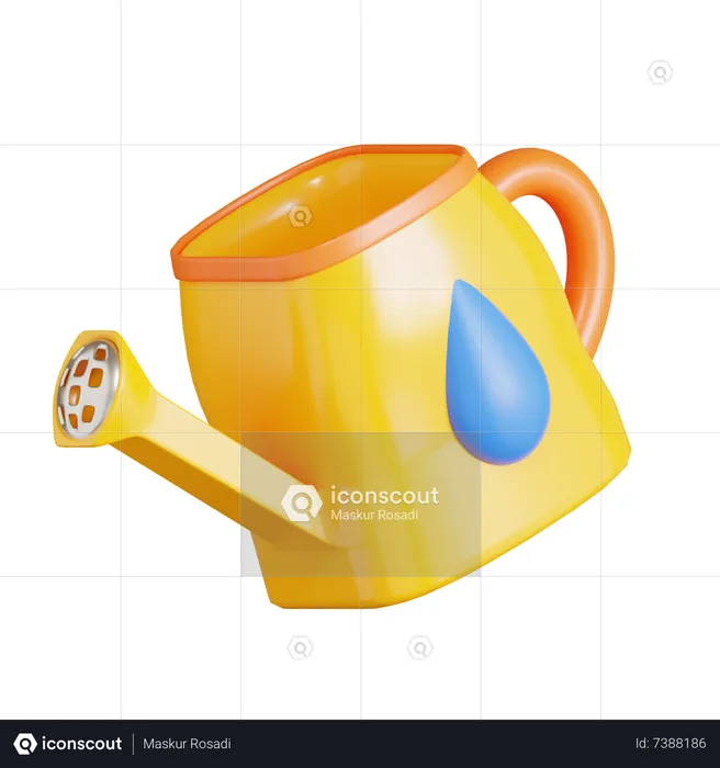 Watering Jar  3D Icon