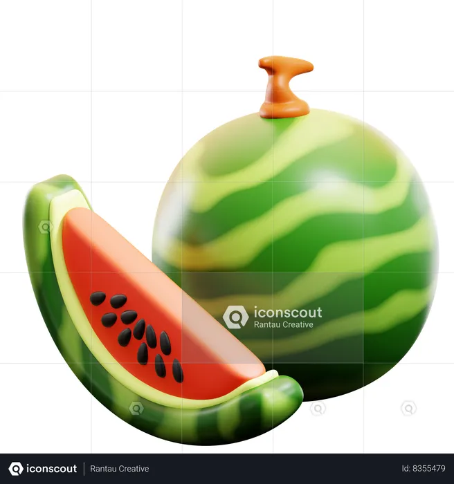 Watermelon  3D Icon