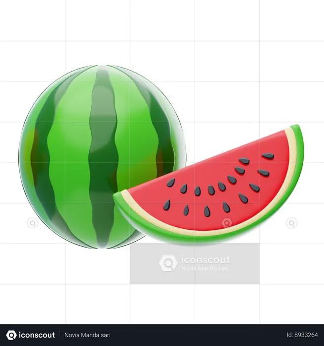 Watermelon  3D Icon