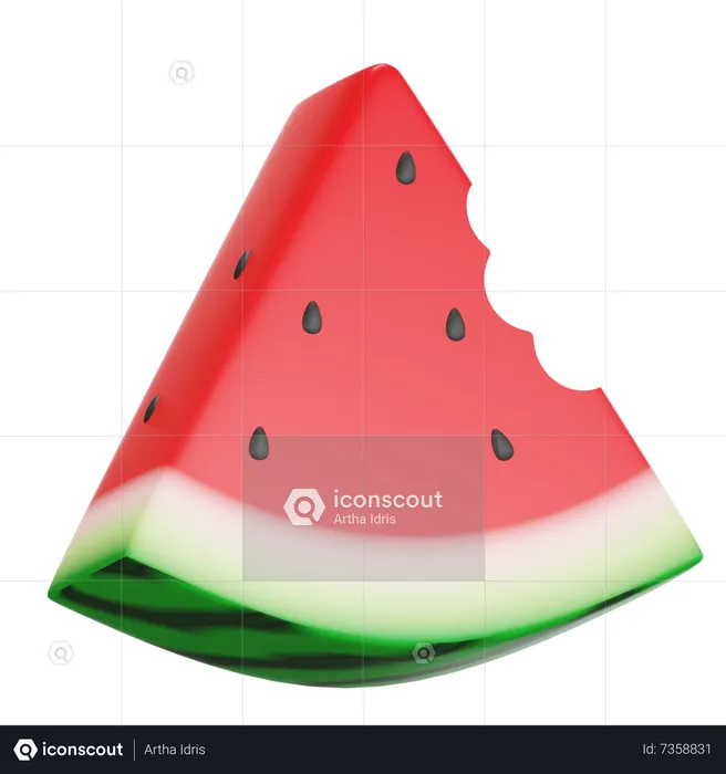 Watermelon  3D Icon