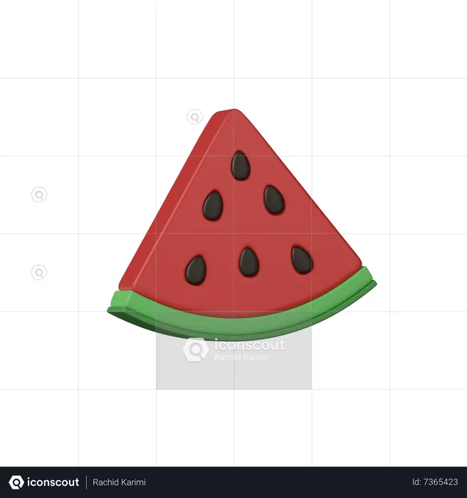 Watermelon  3D Icon