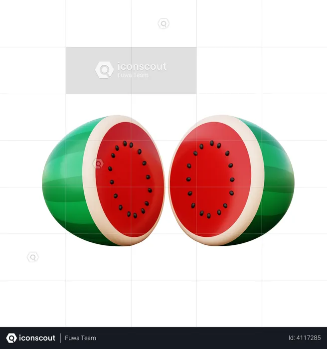 Watermelon  3D Illustration