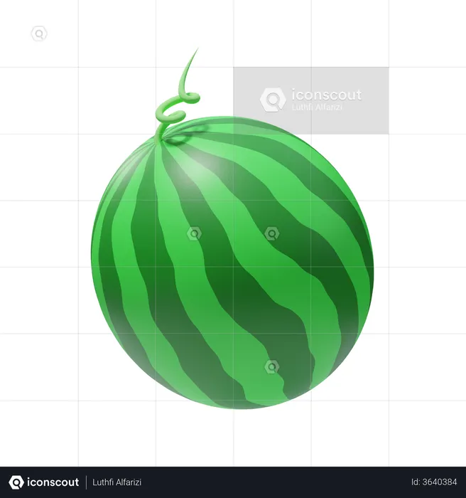 Watermelon  3D Illustration